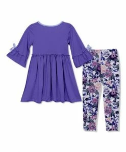 Best Pirce π Millie Loves Lily Blue Iris Bow-Sleeve A-Line π Dress & Purple Fame Floral Leggings - Infant, Toddler & π§ Girls For Kids π 5 Best Pirce π Millie Loves Lily Blue Iris Bow-Sleeve A-Line π Dress & Purple Fame Floral Leggings - Infant, Toddler & π§ Girls For Kids π -Little Millie-shop zu110531053 alt 2 tm1668452716