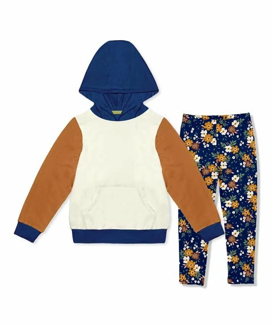 Brand new 𧨠Millie Loves Lily Cream Waffle-Knit Pocket Hoodie & Fall Floral Meadow Leggings - Infant, Toddler & π§ Girls For Kids π― 1 Brand new 𧨠Millie Loves Lily Cream Waffle-Knit Pocket Hoodie & Fall Floral Meadow Leggings - Infant, Toddler & π§ Girls For Kids π―