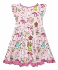 Best Sale π― Millie Loves Lily Pink Garden Button-Front Angel-Sleeve π Dress - Infant, Toddler & π§ Girls For Kids π 5 Best Sale π― Millie Loves Lily Pink Garden Button-Front Angel-Sleeve π Dress - Infant, Toddler & π§ Girls For Kids π -Little Millie-shop zu110531374 alt 2 tm1668453079