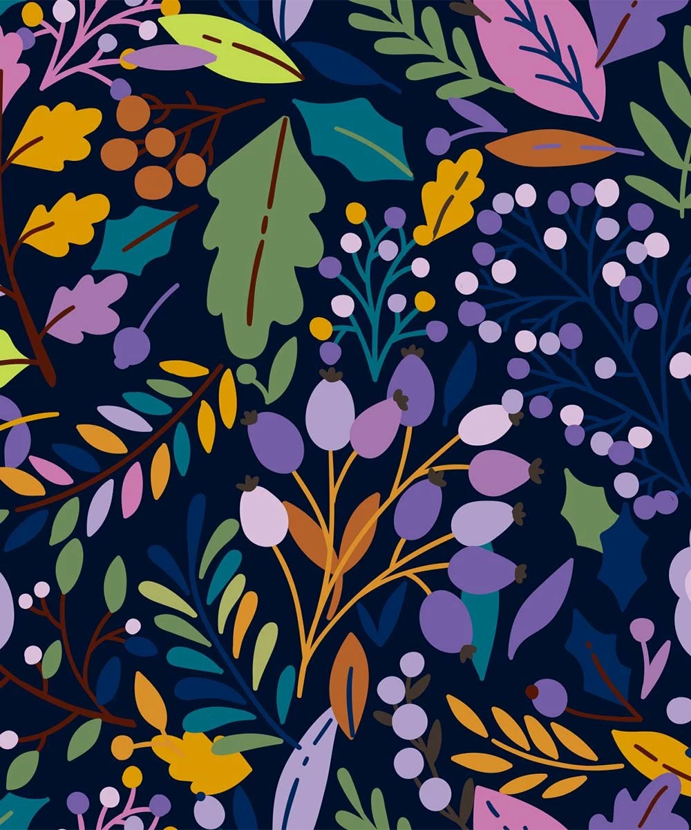 Budget π€© Millie Loves Lily Navy & Purple Winter Foliage Button-Front π Dress - Infant, Toddler & π§ Girls For Kids β 2 Budget π€© Millie Loves Lily Navy & Purple Winter Foliage Button-Front π Dress - Infant, Toddler & π§ Girls For Kids β - Image 2