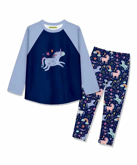 Cheapest π Millie Loves Lily Navy Long-Sleeve Raglan Tee & Unicorn Playground Leggings - Infant, Toddler & π§ Girls For Kids π― 1 Cheapest π Millie Loves Lily Navy Long-Sleeve Raglan Tee & Unicorn Playground Leggings - Infant, Toddler & π§ Girls For Kids π―
