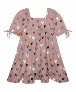 Top 10 π Millie Loves Lily Mauve Hearts Puff-Sleeve Ruffle-Hem A-Line π Dress - Toddler & π§ Girls For Kids π 5 Top 10 π Millie Loves Lily Mauve Hearts Puff-Sleeve Ruffle-Hem A-Line π Dress - Toddler & π§ Girls For Kids π -Little Millie-shop zu110544886 alt 2 tm1668453763