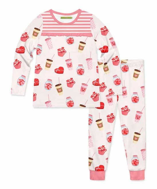 Brand new β Millie Loves Lily Light Pink Valentine Treats Pajama Set - Infant, Toddler & π§ Girls For Kids π 1 Brand new β Millie Loves Lily Light Pink Valentine Treats Pajama Set - Infant, Toddler & π§ Girls For Kids π