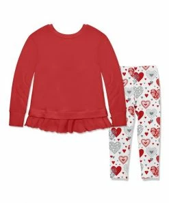 Best reviews of β¨ Millie Loves Lily Red Heart Ruffle-Hem Sweatshirt & White Hearts Leggings - Infant, Toddler & π§ Girls For Kids π 5 Best reviews of β¨ Millie Loves Lily Red Heart Ruffle-Hem Sweatshirt & White Hearts Leggings - Infant, Toddler & π§ Girls For Kids π -Little Millie-shop zu110859824 alt 2 tm1669666846