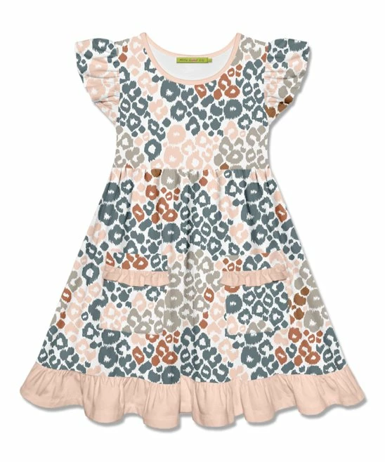 Best reviews of β¨ Millie Loves Lily Dusty Teal & Light Peach Leopard Angel-Sleeve π Dress - Infant, Toddler & π§ Girls For Kids β¨ 1 Best reviews of β¨ Millie Loves Lily Dusty Teal & Light Peach Leopard Angel-Sleeve π Dress - Infant, Toddler & π§ Girls For Kids β¨