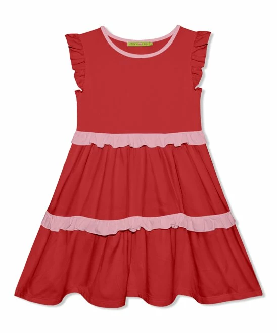 Best reviews of π Millie Loves Lily Red & Dusty Pink Angel-Sleeve Ruffle-Tier A-Line π Dress - Infant, Toddler & π§ Girls For Kids β€οΈ 1 Best reviews of π Millie Loves Lily Red & Dusty Pink Angel-Sleeve Ruffle-Tier A-Line π Dress - Infant, Toddler & π§ Girls For Kids β€οΈ