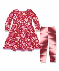 Best Pirce β¨ Millie Loves Lily Red Hearts & Flowers A-Line π Dress & Stripe Leggings - Infant, Toddler & π§ Girls For Kids β€οΈ 5 Best Pirce β¨ Millie Loves Lily Red Hearts & Flowers A-Line π Dress & Stripe Leggings - Infant, Toddler & π§ Girls For Kids β€οΈ -Little Millie-shop zu110860857 alt 2 tm1669666846