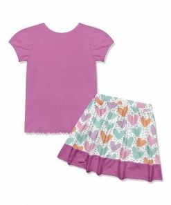 Best deal π Millie Loves Lily Violet Button-Front Top & Pink Pastel Hearts A-Line π Skirt - Toddler & π§ Girls For Kids βοΈ 5 Best deal π Millie Loves Lily Violet Button-Front Top & Pink Pastel Hearts A-Line π Skirt - Toddler & π§ Girls For Kids βοΈ -Little Millie-shop zu110863489 alt 2 tm1669666846