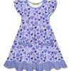 Best deal ✨ Millie Loves Lily Orchid Petal Heart To Heart Angel-Sleeve 👗 Dress - Infant, Toddler & 👧 Girls For Kids 🎉