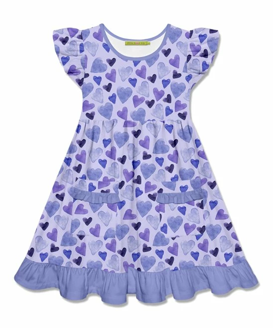 Best deal β¨ Millie Loves Lily Orchid Petal Heart To Heart Angel-Sleeve π Dress - Infant, Toddler & π§ Girls For Kids π 1 Best deal β¨ Millie Loves Lily Orchid Petal Heart To Heart Angel-Sleeve π Dress - Infant, Toddler & π§ Girls For Kids π