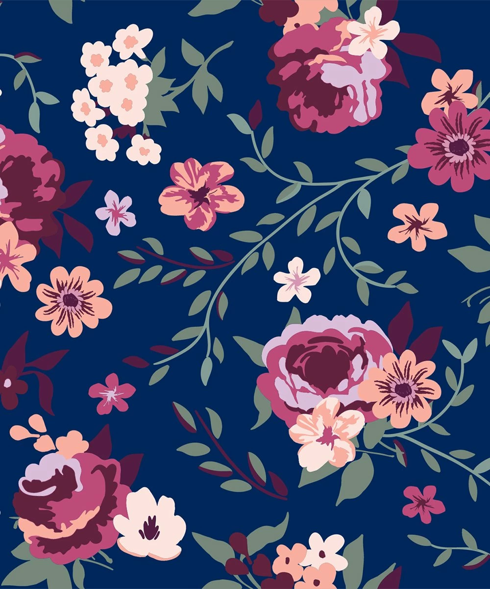 Wholesale 𧨠Millie Loves Lily Pink & Navy Willow Floral Long-Sleeve A-Line π Dress - Infant, Toddler & π§ Girls For Kids βοΈ 2 Wholesale 𧨠Millie Loves Lily Pink & Navy Willow Floral Long-Sleeve A-Line π Dress - Infant, Toddler & π§ Girls For Kids βοΈ - Image 2