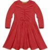 Cheapest 🔥 Simply Millie By Millie Loves Lily Red Bow-Accent Long-Sleeve A-Line 👗 Dress - Infant, Toddler & 👧 Girls For Kids ✔️