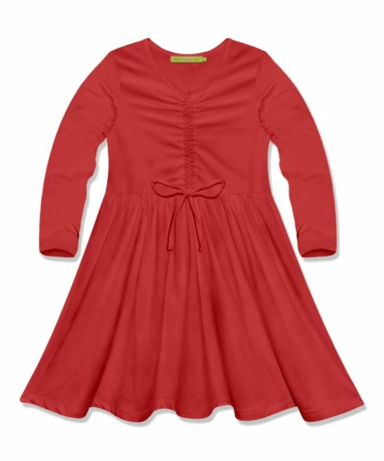 Cheapest π₯ Simply Millie By Millie Loves Lily Red Bow-Accent Long-Sleeve A-Line π Dress - Infant, Toddler & π§ Girls For Kids βοΈ 1 Cheapest π₯ Simply Millie By Millie Loves Lily Red Bow-Accent Long-Sleeve A-Line π Dress - Infant, Toddler & π§ Girls For Kids βοΈ