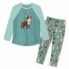 Buy 👏 Millie Loves Lily Nile Blue Raglan Tee & 🦮 Dog & Bone Leggings - Infant, Toddler & 👧 Girls For Kids 👏