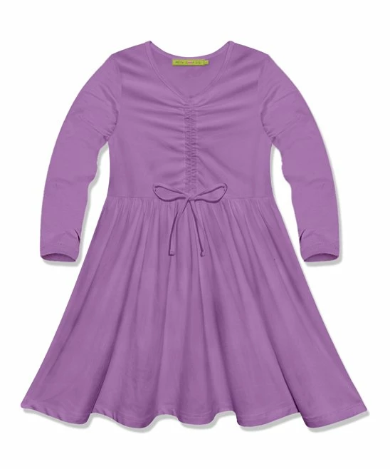 Cheapest π Simply Millie By Millie Loves Lily Purple Bow-Accent Long-Sleeve A-Line π Dress - Infant, Toddler & π§ Girls For Kids βοΈ 1 Cheapest π Simply Millie By Millie Loves Lily Purple Bow-Accent Long-Sleeve A-Line π Dress - Infant, Toddler & π§ Girls For Kids βοΈ