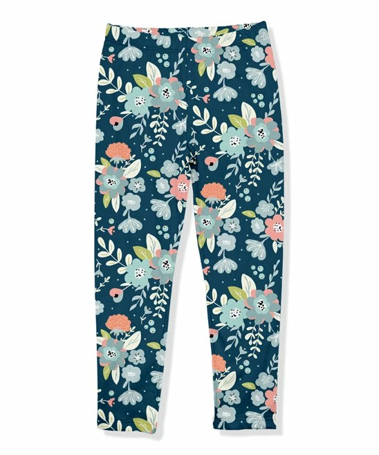 New π Millie Loves Lily Midnight & White Floral Fleece-Lined Leggings - Infant, Toddler & π§ Girls For Kids β€οΈ 1 New π Millie Loves Lily Midnight & White Floral Fleece-Lined Leggings - Infant, Toddler & π§ Girls For Kids β€οΈ