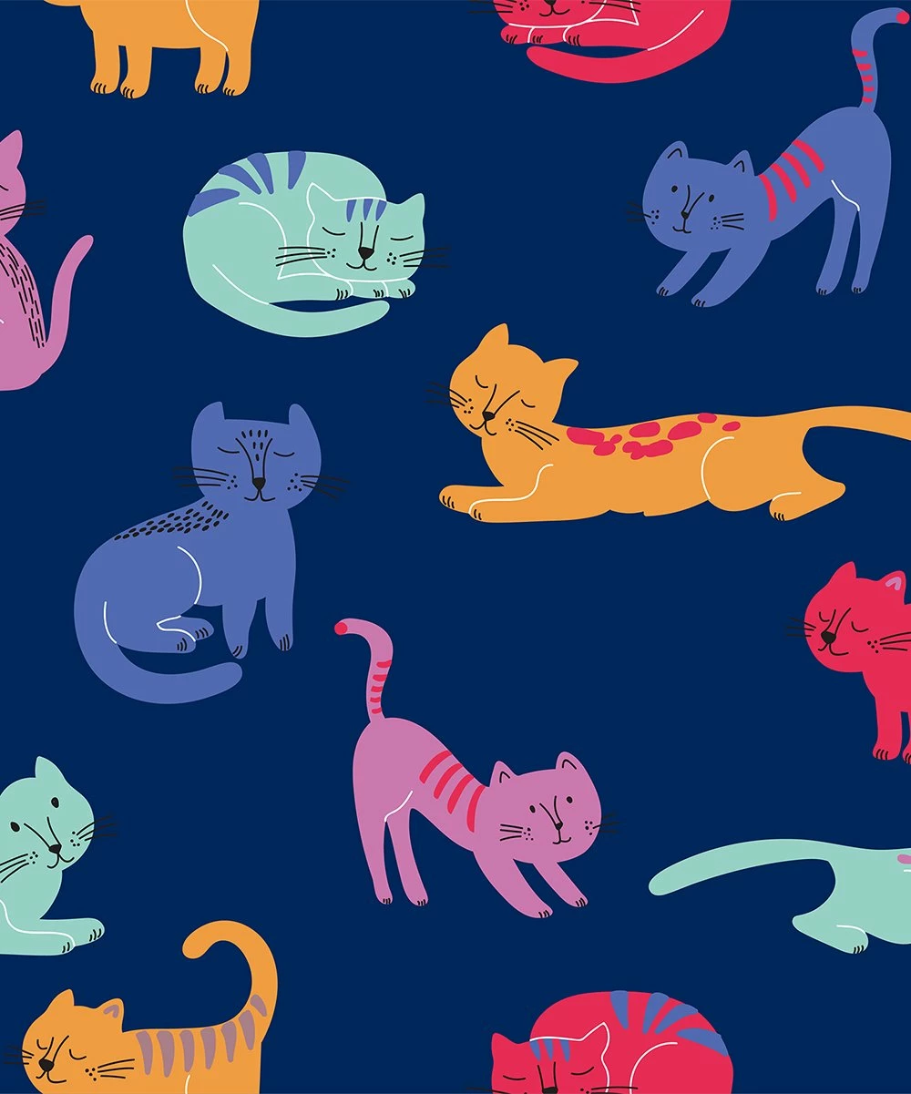 Hot Sale β Millie Loves Lily Navy & Orange Kitty Cats Fleece-Lined Leggings - Infant, Toddler & π§ Girls For Kids π 2 Hot Sale β Millie Loves Lily Navy & Orange Kitty Cats Fleece-Lined Leggings - Infant, Toddler & π§ Girls For Kids π - Image 2