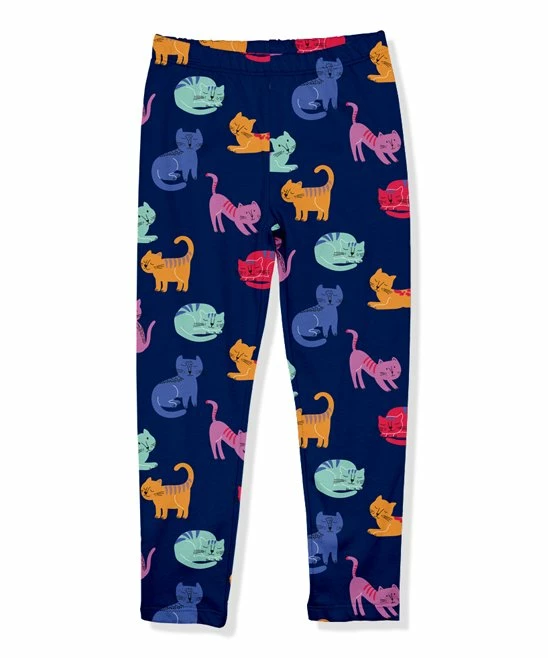 Hot Sale β Millie Loves Lily Navy & Orange Kitty Cats Fleece-Lined Leggings - Infant, Toddler & π§ Girls For Kids π 1 Hot Sale β Millie Loves Lily Navy & Orange Kitty Cats Fleece-Lined Leggings - Infant, Toddler & π§ Girls For Kids π