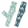 New 👍 Millie Loves Lily Teal & White Floral Fleece-Lined Leggings Set - Infant, Toddler & 👧 Girls For Kids 👍