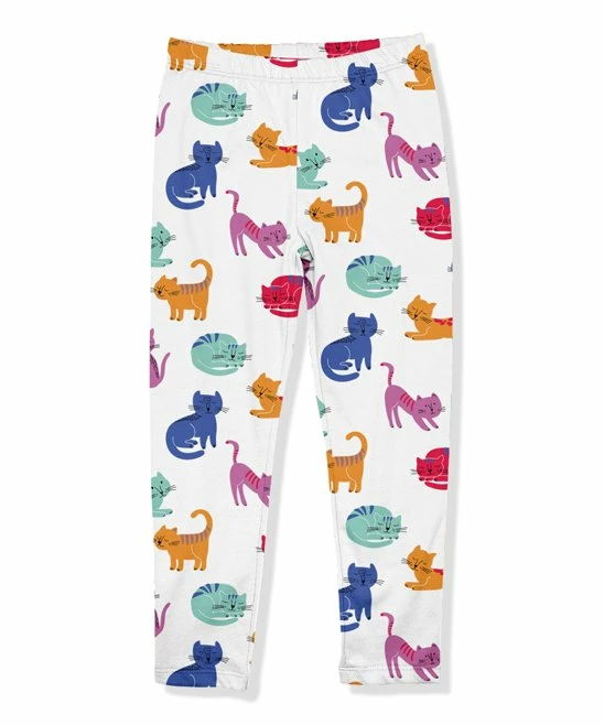 Top 10 π₯ Millie Loves Lily White & Blue Kitty Cats Fleece-Lined Leggings - Infant, Toddler & π§ Girls For Kids β€οΈ 1 Top 10 π₯ Millie Loves Lily White & Blue Kitty Cats Fleece-Lined Leggings - Infant, Toddler & π§ Girls For Kids β€οΈ