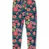 Outlet 🎉 Millie Loves Lily Navy & Pink Floral Fleece-Lined Leggings - Infant, Toddler & 👧 Girls For Kids ⌛