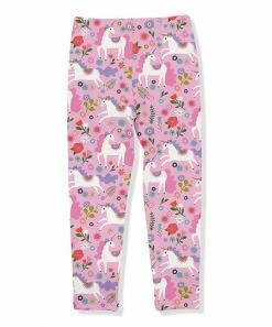 Top 10 👏 Millie Loves Lily Pink & White Darling Unicorn Fleece-Lined Leggings - Infant, Toddler & 👧 Girls For Kids ❤️ -Little Millie-shop zu111026285 alt 2 tm1669758541