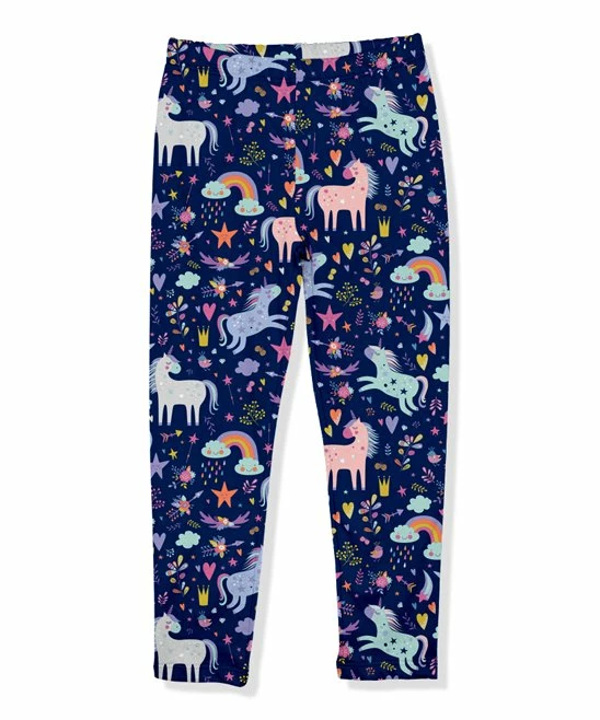 Best Sale π Millie Loves Lily Navy & Pink Unicorn Playground Fleece-Lined Leggings - Infant, Toddler & π§ Girls For Kids β 1 Best Sale π Millie Loves Lily Navy & Pink Unicorn Playground Fleece-Lined Leggings - Infant, Toddler & π§ Girls For Kids β