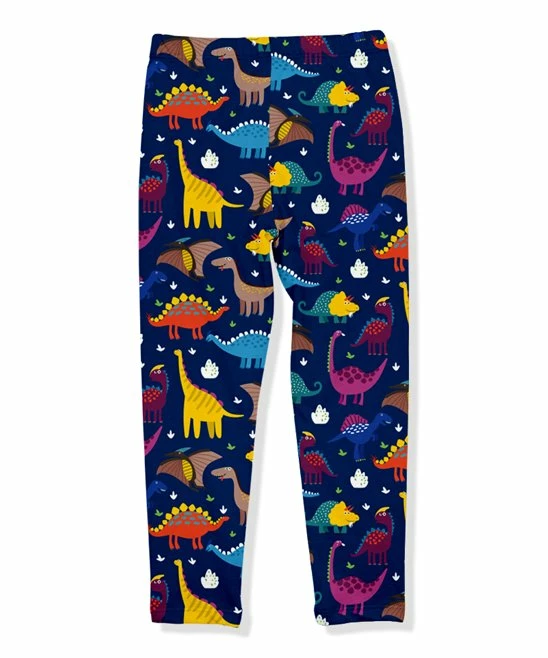 Brand new π Millie Loves Lily Navy & Yellow Dino Dig Fleece-Lined Leggings - Infant, Toddler & π§ Girls For Kids β¨ 2 Brand new π Millie Loves Lily Navy & Yellow Dino Dig Fleece-Lined Leggings - Infant, Toddler & π§ Girls For Kids β¨ - Image 2