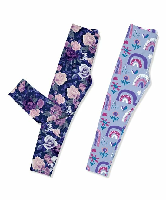 Best reviews of β€οΈ Millie Loves Lily Periwinkle & White Floral & Rainbow Fleece-Lined Leggings Set - Infant, Toddler & π§ Girls For Kids π 1 Best reviews of β€οΈ Millie Loves Lily Periwinkle & White Floral & Rainbow Fleece-Lined Leggings Set - Infant, Toddler & π§ Girls For Kids π