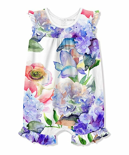 Best reviews of π₯ Little Millie Purple & Pink Watercolor Hydrangea Ruffle-Trim Romper - Infant & Toddler For Kids π 1 Best reviews of π₯ Little Millie Purple & Pink Watercolor Hydrangea Ruffle-Trim Romper - Infant & Toddler For Kids π