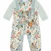 Best reviews of ⌛ Little Millie Ecru Tiffany Floral Ruffle-Trim Playsuit - Infant & Toddler For Kids 😍