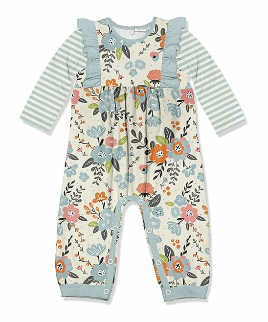 Best deal π Little Millie Ecru Tiffany Floral Ruffle-Trim Playsuit - Infant For Baby & Maternity β¨ 1 Best deal π Little Millie Ecru Tiffany Floral Ruffle-Trim Playsuit - Infant For Baby & Maternity β¨