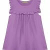 Discount 🔥 Simply Millie By Millie Loves Lily Purple Ruffle-Accent Babydoll Tank - Toddler & 👧 Girls For Kids 😀