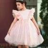 Promo 😍 Trish Scully Child Sparkle Pink Angel-Sleeve Milly A-Line 👗 Dress - Toddler & 👧 Girls For Kids 🥰