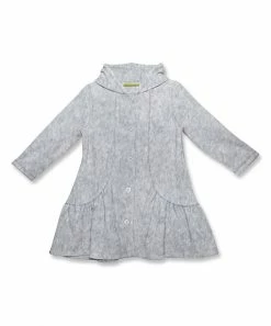 Little Millie-shop 9 Top 10 ❤️ Millie Loves Lily Gray Button-Up Hooded Swing 🧥 Coat - Toddler & 👧 Girls For Kids ⌛