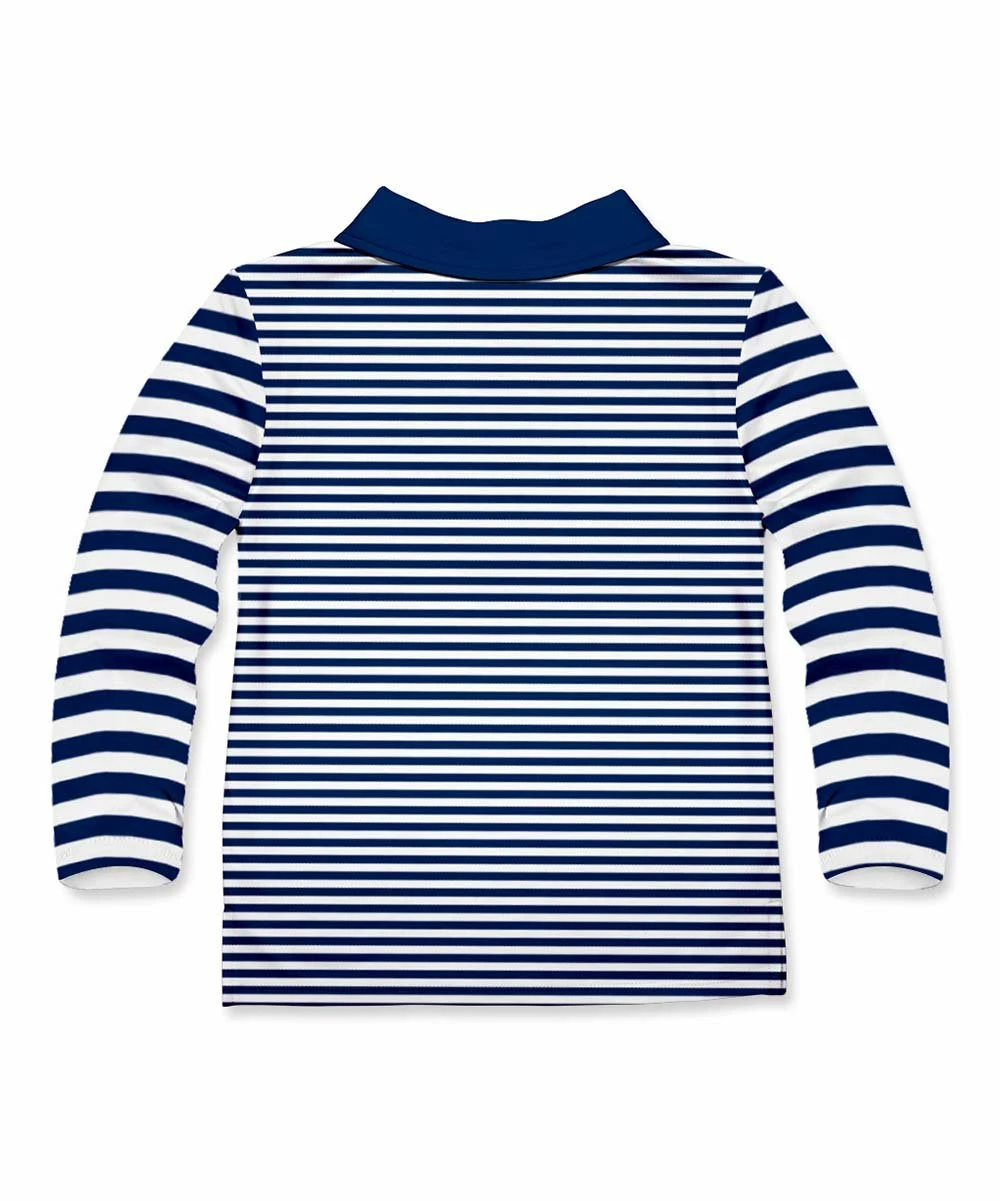 Best reviews of π Millie & Maxx Navy Stripe Pumpkin Long-Sleeve Polo - Infant, Toddler & Boys For Kids π₯° 4 Best reviews of π Millie & Maxx Navy Stripe Pumpkin Long-Sleeve Polo - Infant, Toddler & Boys For Kids π₯° - Image 4