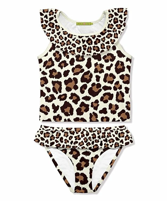 Cheapest π Millie Loves Lily Cream & Brown Simply Leopard Ruffle-Detail Tankini - Infant, Toddler & π§ Girls For Kids β¨ 1 Cheapest π Millie Loves Lily Cream & Brown Simply Leopard Ruffle-Detail Tankini - Infant, Toddler & π§ Girls For Kids β¨