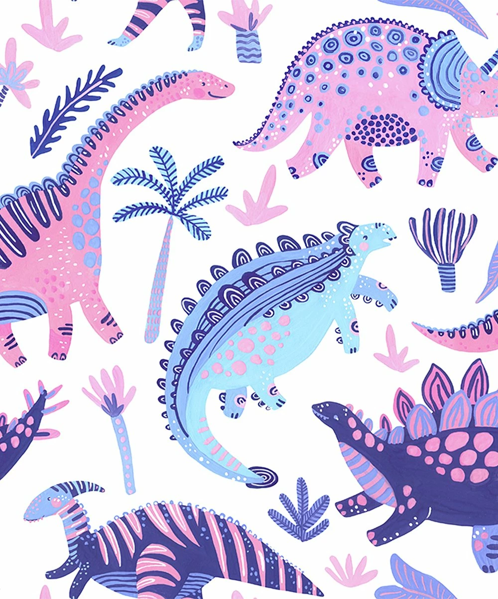 Best Sale β Millie Loves Lily White & Pink Boho Dinosaur π Skirted Tankini - Infant & π§ Girls For Kids π 2 Best Sale β Millie Loves Lily White & Pink Boho Dinosaur π Skirted Tankini - Infant & π§ Girls For Kids π - Image 2