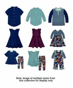 Buy 👏 Simply Millie By Millie Loves Lily Burgundy Ruffle-Accent Sleeveless A-Line 👗 Dress - 👧 Girls For Kids ⭐ -Little Millie-shop zu98106979 alt 2 tm1627672660