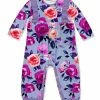 Hot Sale 🥰 Little Millie Periwinkle Rose Ruffle-Trim Playsuit - Infant & Toddler For Kids 😍