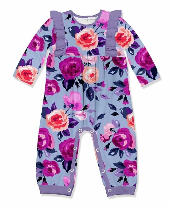 Hot Sale π₯° Little Millie Periwinkle Rose Ruffle-Trim Playsuit - Infant & Toddler For Kids π 1 Hot Sale π₯° Little Millie Periwinkle Rose Ruffle-Trim Playsuit - Infant & Toddler For Kids π