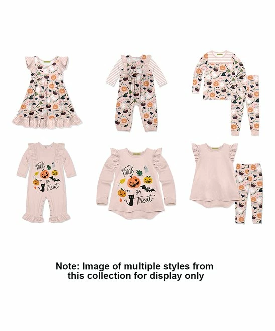 Best Sale π Little Millie Light Pink 'Trick Or Treat' π¦ Halloween Cat Ruffle-Trim Playsuit - Infant For Kids π 3 Best Sale π Little Millie Light Pink 'Trick Or Treat' π¦ Halloween Cat Ruffle-Trim Playsuit - Infant For Kids π - Image 3