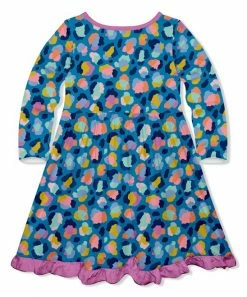 Promo π Millie Loves Lily Teal Technicolor Leopard Button-Front π Dress - Toddler & π§ Girls For Kids β€οΈ 5 Promo π Millie Loves Lily Teal Technicolor Leopard Button-Front π Dress - Toddler & π§ Girls For Kids β€οΈ -Little Millie-shop zu98653866 alt 2 tm1629137486