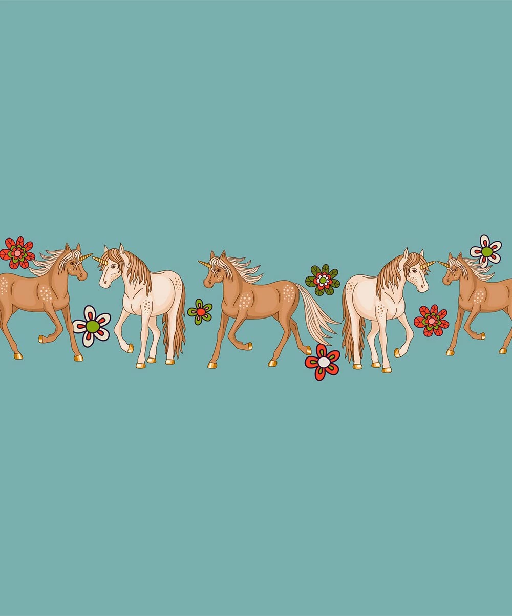 Outlet π₯° Millie Loves Lily Nile Blue Horse Border Angel-Sleeve π Dress - Toddler & π§ Girls For Kids π 2 Outlet π₯° Millie Loves Lily Nile Blue Horse Border Angel-Sleeve π Dress - Toddler & π§ Girls For Kids π - Image 2