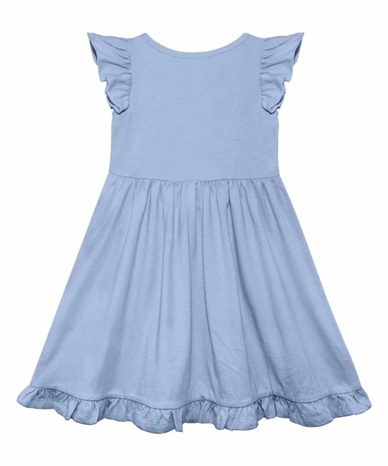 Cheapest π₯° Simply Millie By Millie Loves Lily Periwinkle Button-Front Angel-Sleeve A-Line π Dress - Toddler & π§ Girls For Kids β 2 Cheapest π₯° Simply Millie By Millie Loves Lily Periwinkle Button-Front Angel-Sleeve A-Line π Dress - Toddler & π§ Girls For Kids β - Image 2