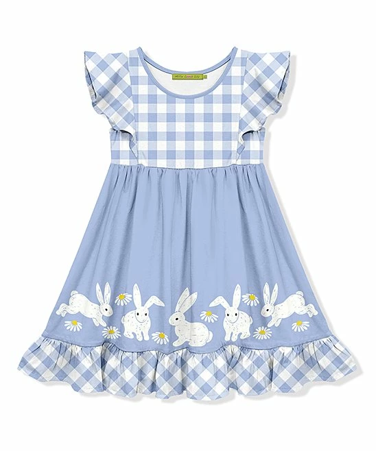 Hot Sale π― Millie Loves Lily Periwinkle Bunnies & Daisies Angel-Sleeve A-Line π Dress - Toddler & π§ Girls For Kids π 1 Hot Sale π― Millie Loves Lily Periwinkle Bunnies & Daisies Angel-Sleeve A-Line π Dress - Toddler & π§ Girls For Kids π