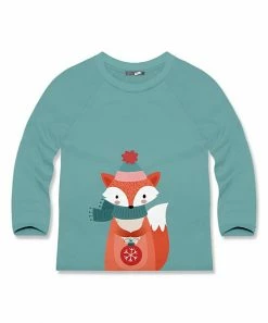Best reviews of ✔️ Millie & Maxx Nile Blue Fox Long-Sleeve Raglan Tee - Toddler & Boys For Kids ⭐