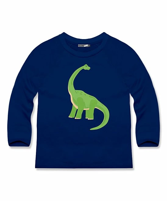 Promo π₯ Millie & Maxx Navy Dino Long-Sleeve Raglan Tee - Infant, Toddler & Boys For Kids π 1 Promo π₯ Millie & Maxx Navy Dino Long-Sleeve Raglan Tee - Infant, Toddler & Boys For Kids π