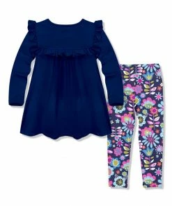 Budget β Millie Loves Lily Navy Ruffle-Trim Long-Sleeve Top & Purple Stem Floral Leggings - Infant, Toddler & π§ Girls For Baby & Maternity β 5 Budget β Millie Loves Lily Navy Ruffle-Trim Long-Sleeve Top & Purple Stem Floral Leggings - Infant, Toddler & π§ Girls For Baby & Maternity β -Little Millie-shop zu99913183 alt 2 tm1632934643